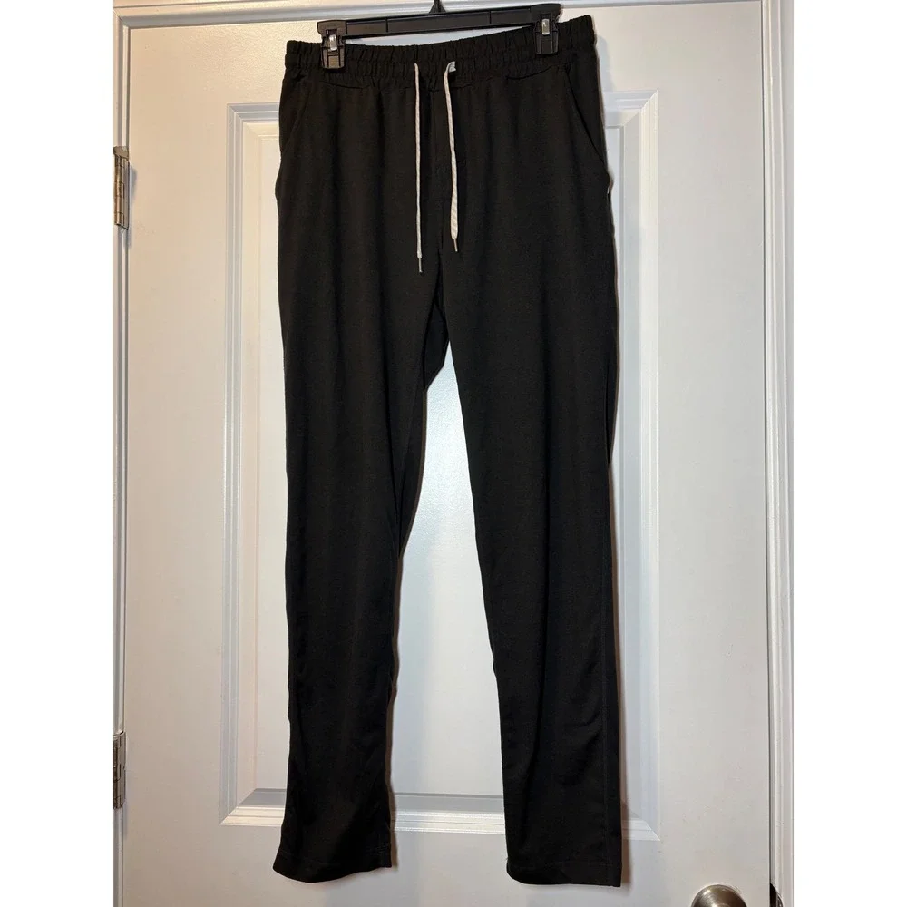 Vuori Performance Pants in Heathered Black - Mens Large